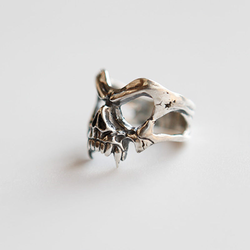 Wholesale Retro Iris Ring Aggressive Men's Trendy Ring Niche Design Personalized Hip Hop Punk Style Ring